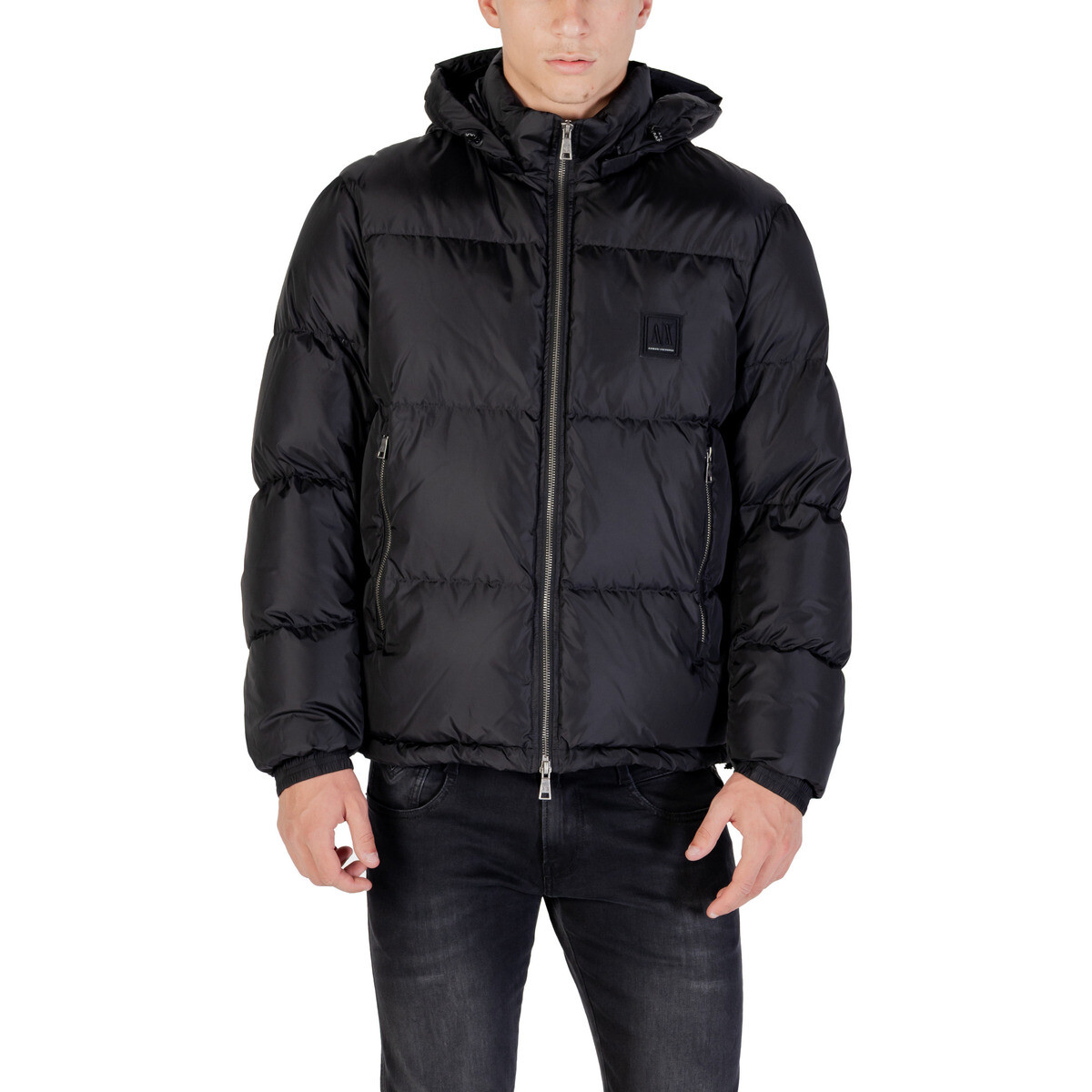 EAX  DOWN JACKET XM000348 AF12286  Černá
