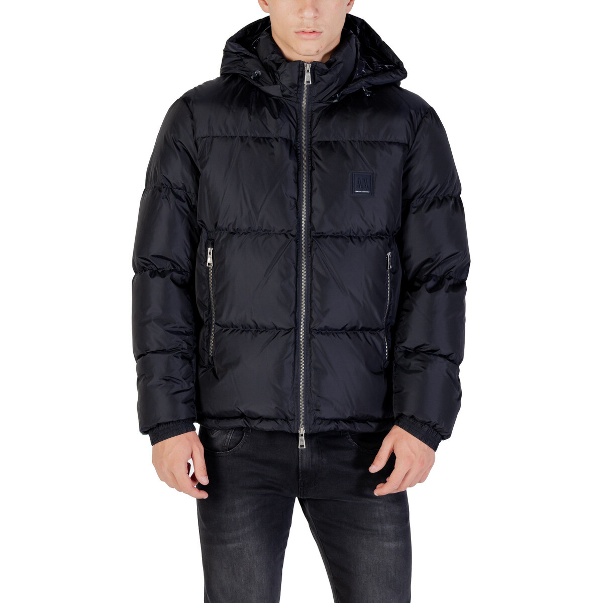 EAX  DOWN JACKET XM000348 AF12286  Modrá
