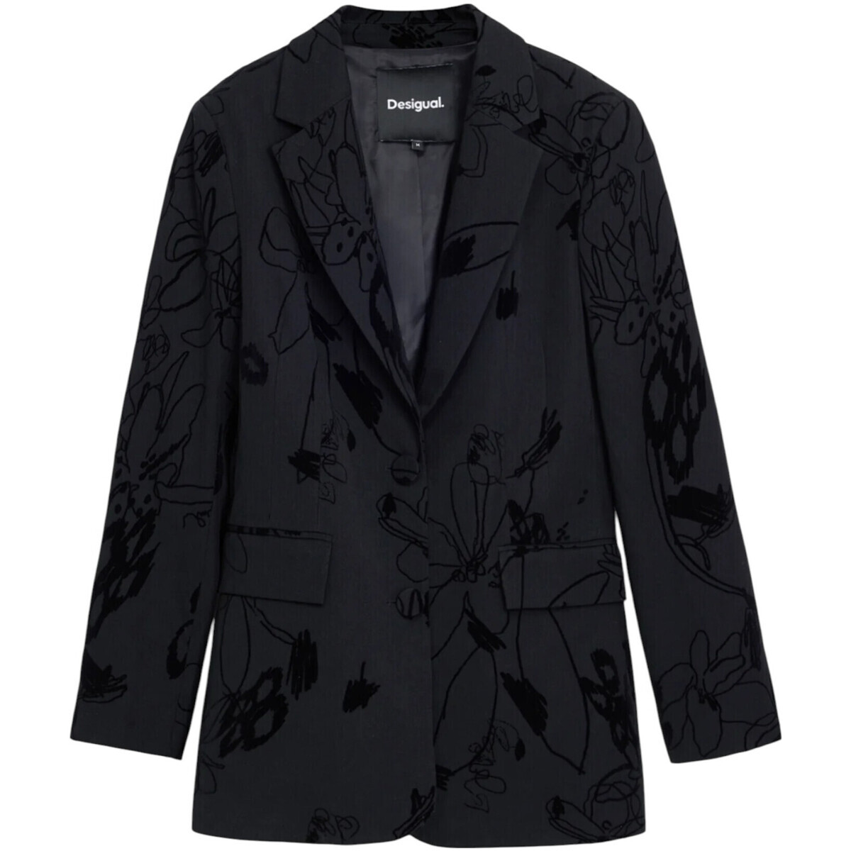 Desigual  BLAZER_FLOCKARTY 25WWEW19  Černá