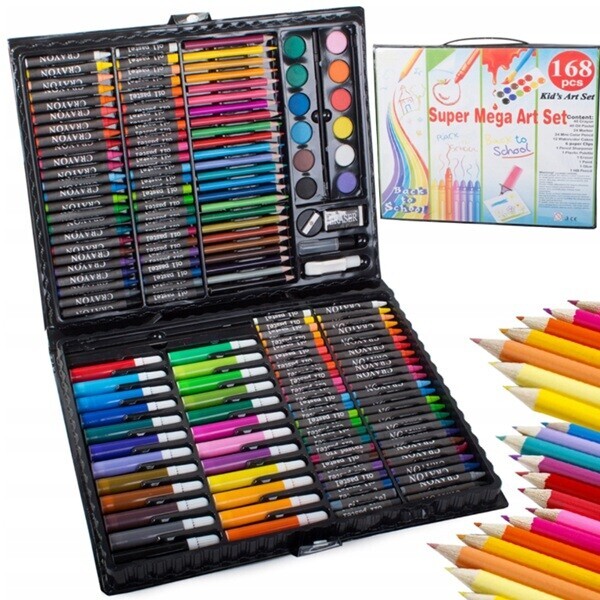 Sada na malování a kreslení 168 dílná