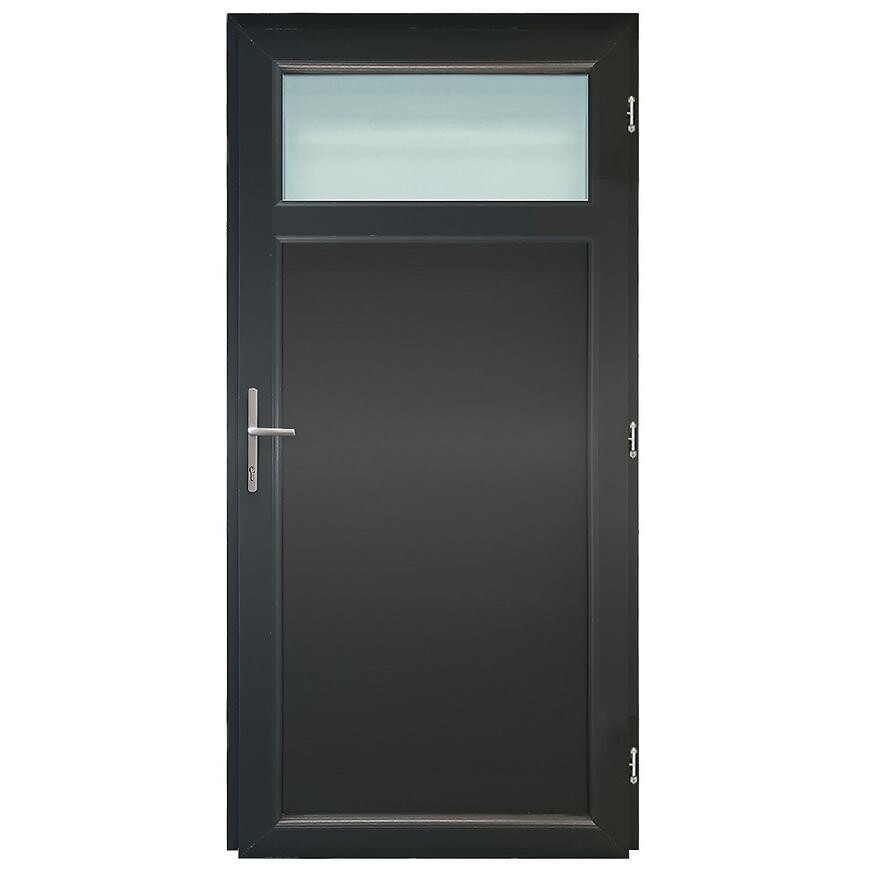 Vchodové dveře Eco D17 80P 88x198x6 antracit