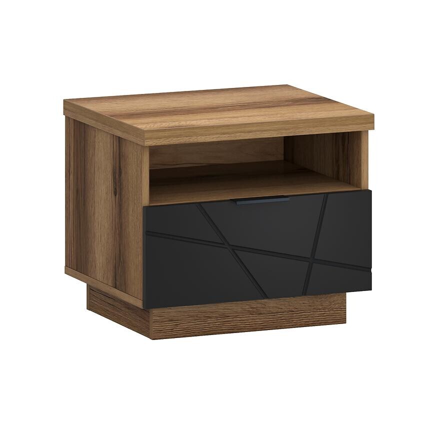 Noční stolek Orient X dub delano/černý