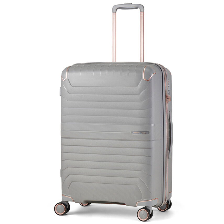 Cestovní kufr Rock Astrid 65 l+ - šedý