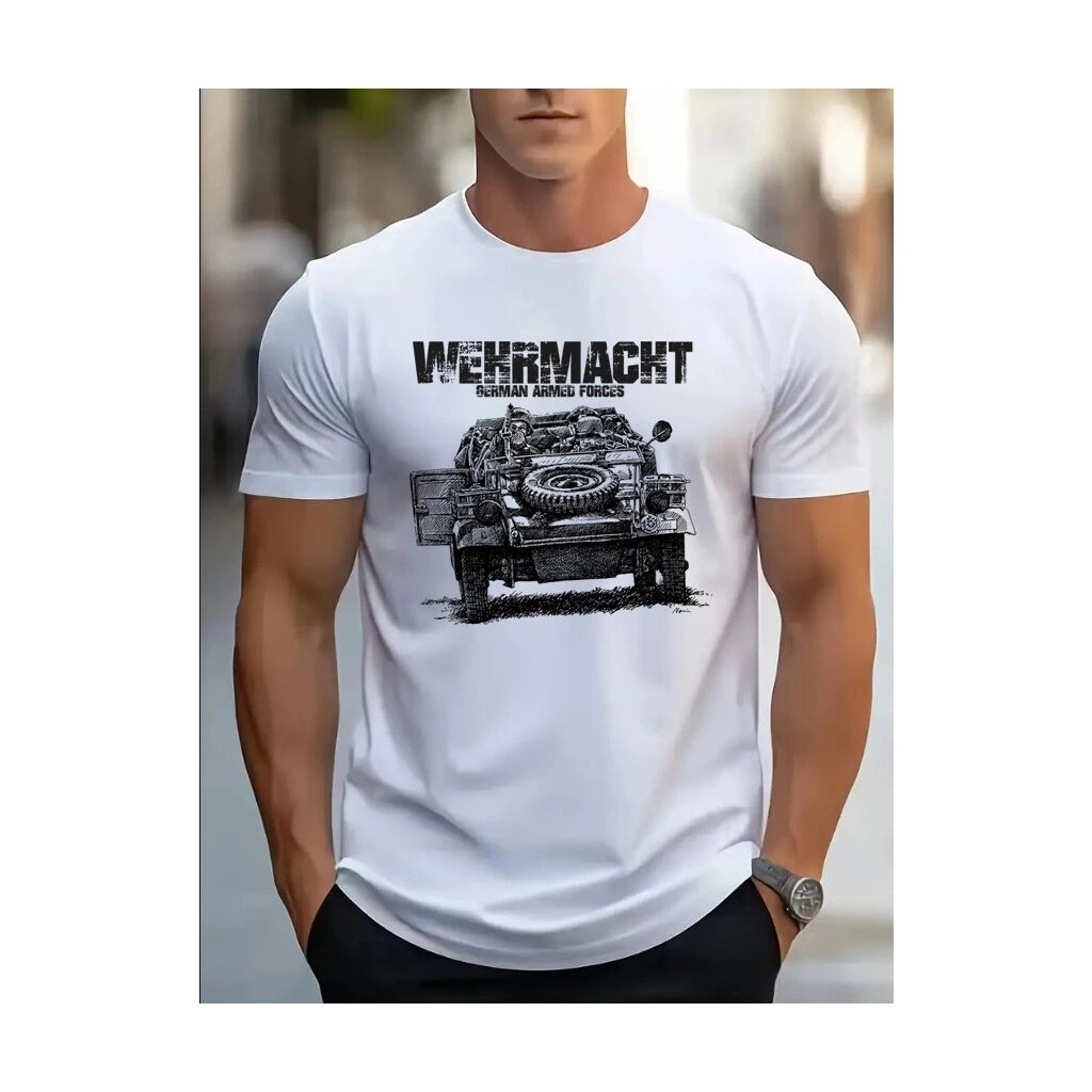 Triko Striker Wehrmacht German Armed Forces - bílé, M