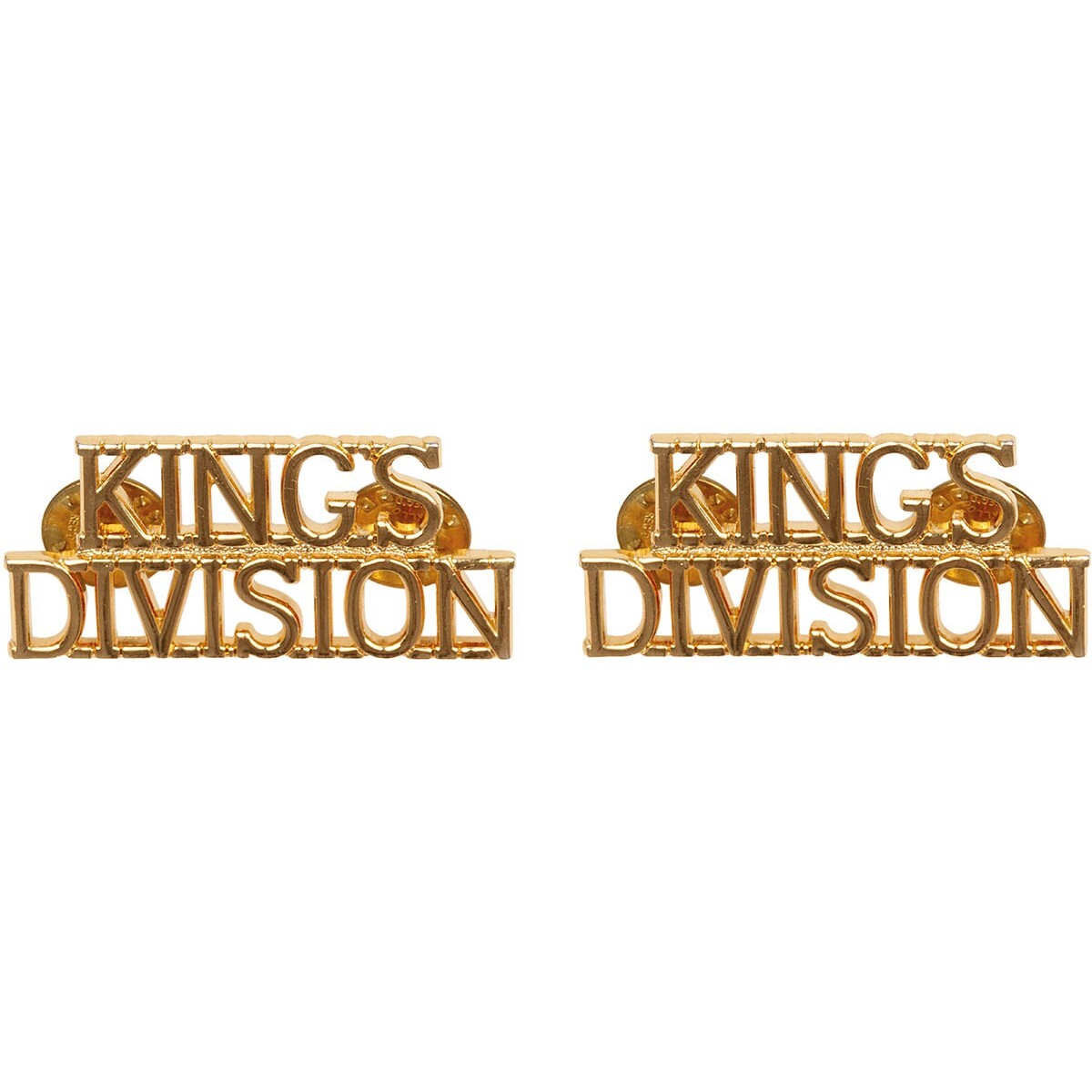 Odznak (pins) britský RAF Kings Division 1 pár - zlatý