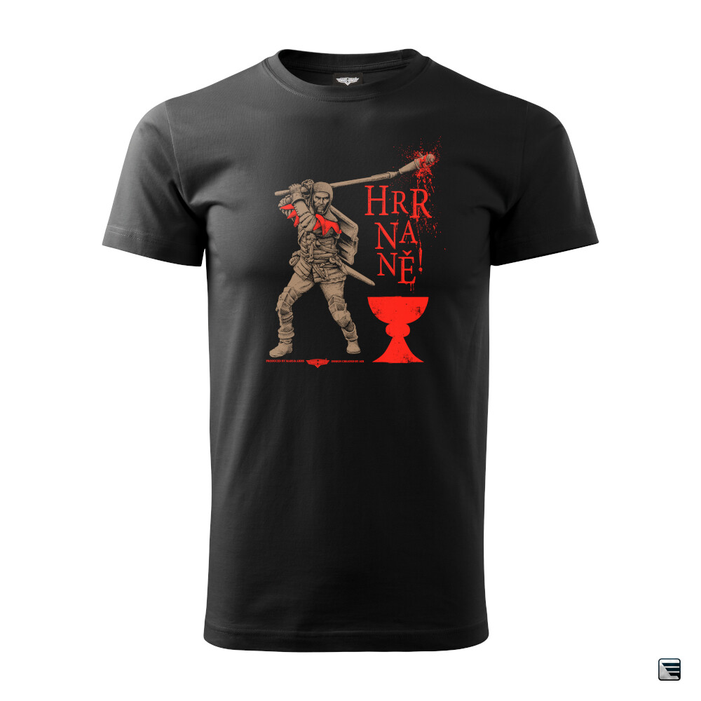 Triko Mars and Arms Hrr na ně - černé, L