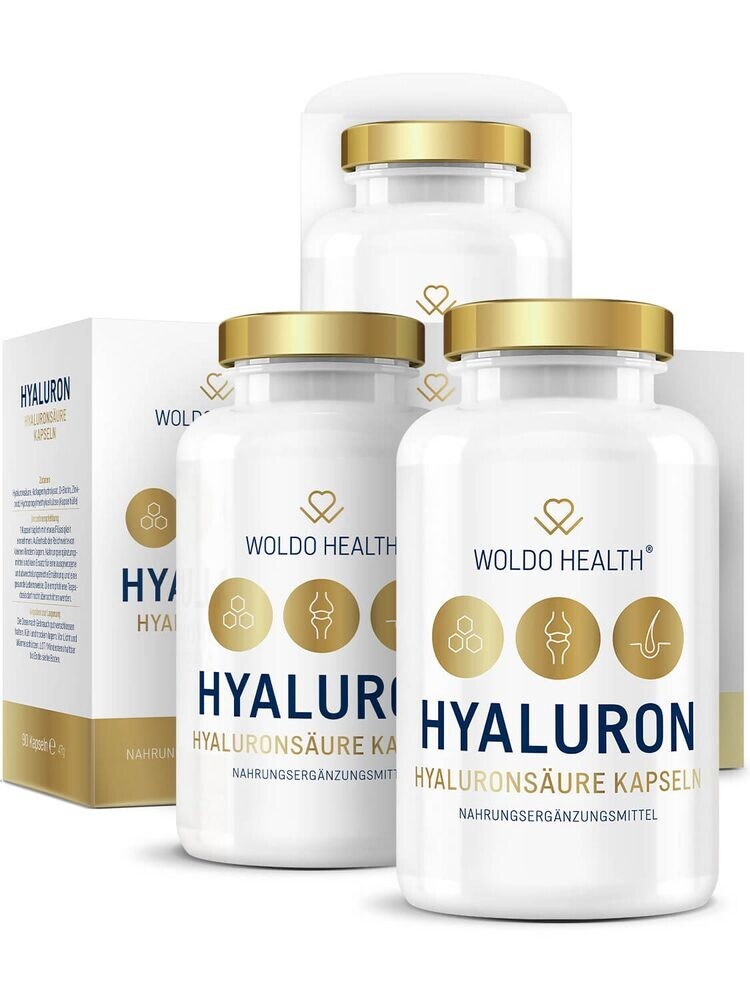 Hyaluronová kyselina (3x90 kapslí) - WoldoHealth®