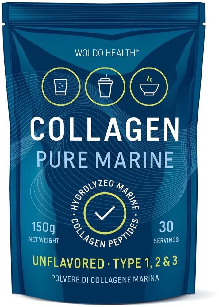 100 % hydrolyzovaný mořský kolagen 150 g - WoldoHealth®