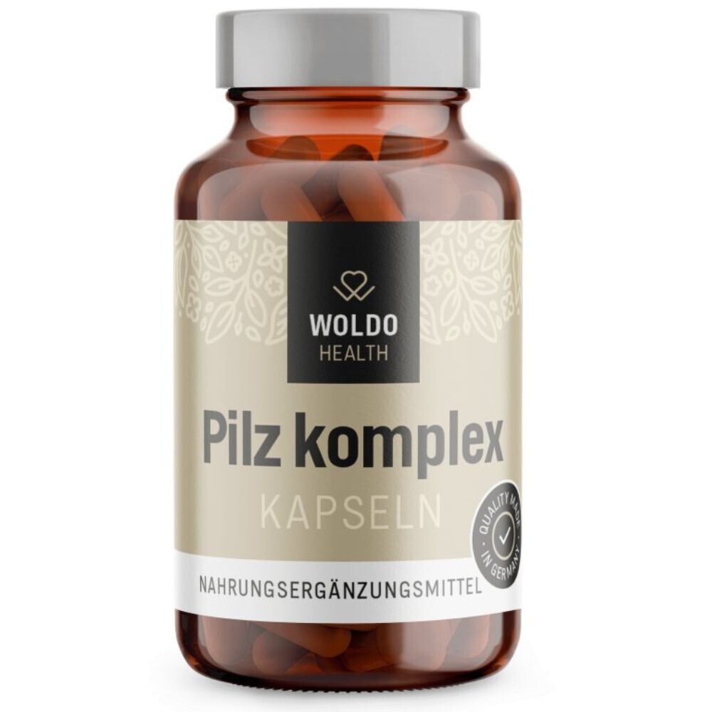 Komplex vitálních hub 120 kapslí - WoldoHealth®