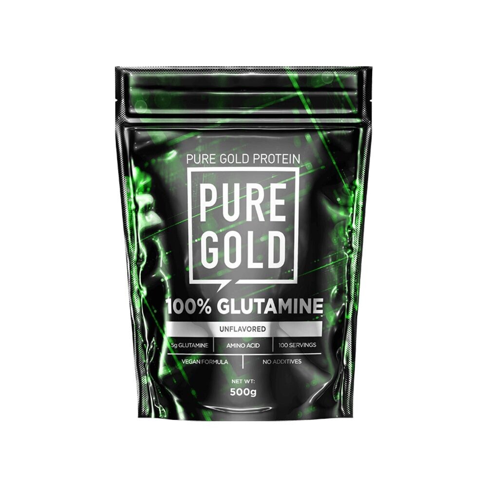 L-Glutamine - čisté bez příchutí - Pure Gold - 500 g - Pure Gold Protein®
