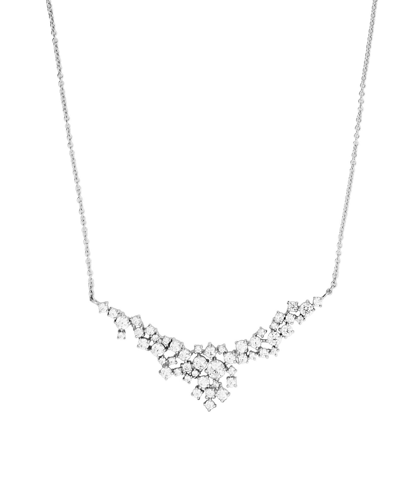 Silver Cat Luxusní stříbrný náhrdelník s kubickými zirkony Classics SC613
