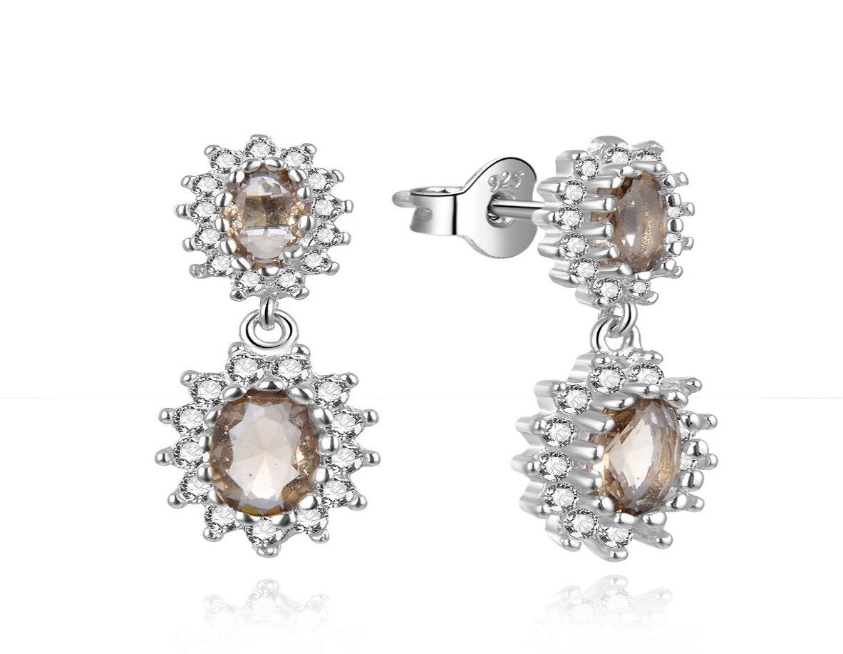 MOISS Originální stříbrné náušnice s kubickými zirkony E0003113