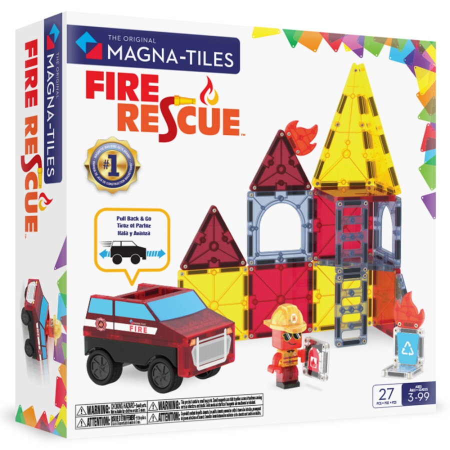 Magna-Tiles Magnetická stavebnice Fire Rescue 27