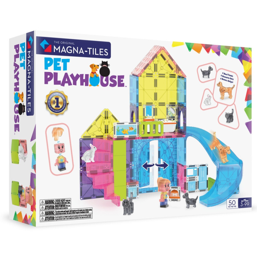 Magna-Tiles Magnetická stavebnice Pet Playhouse 50