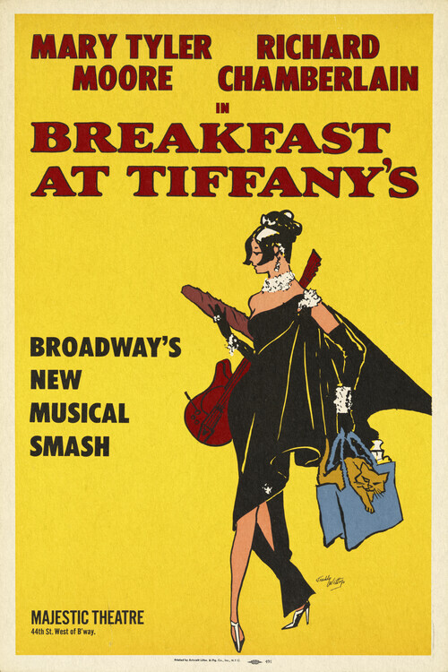 Europosters Plakát, Obraz - Breakfast at Tiffany's, 1966, 26.7 × 40 cm