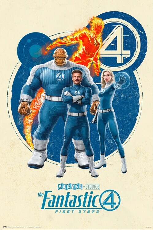 GRUPO ERIK Plakát, Obraz - Marvel - The Fantastic Four, 61 × 91.5 cm