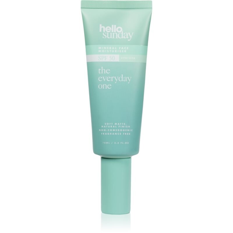 hello sunday the everyday one mineral minerální krém pro hydrataci a vypnutí pokožky SPF 50 70 ml