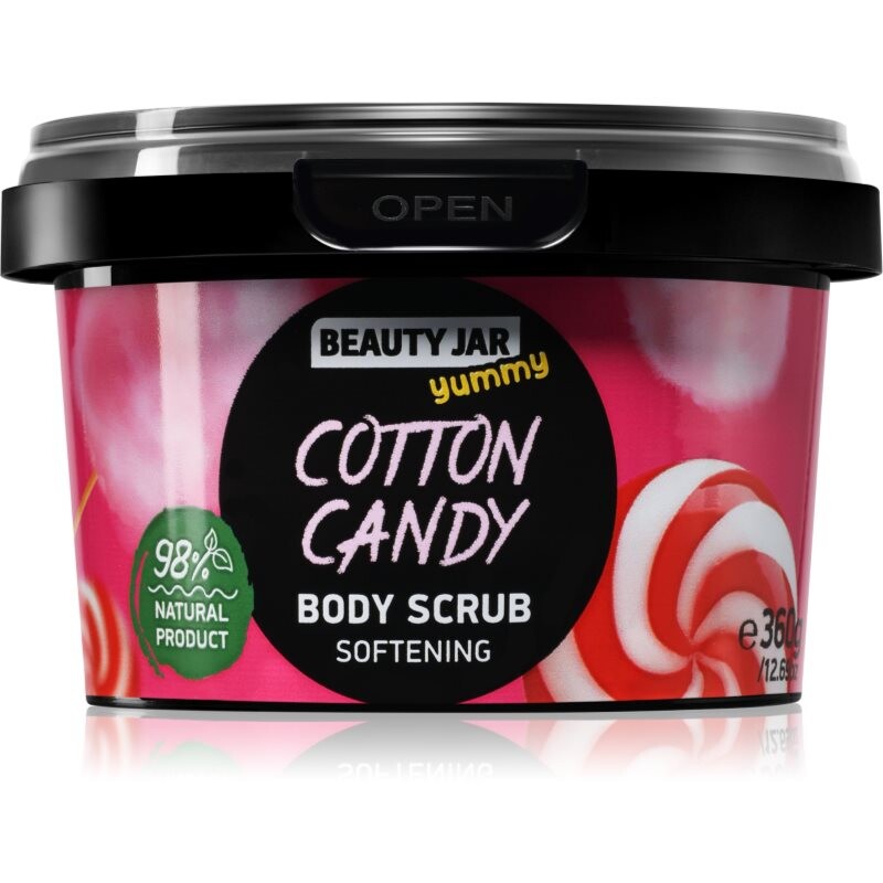 Beauty Jar Yummy Cotton Candy jemný peeling 360 g