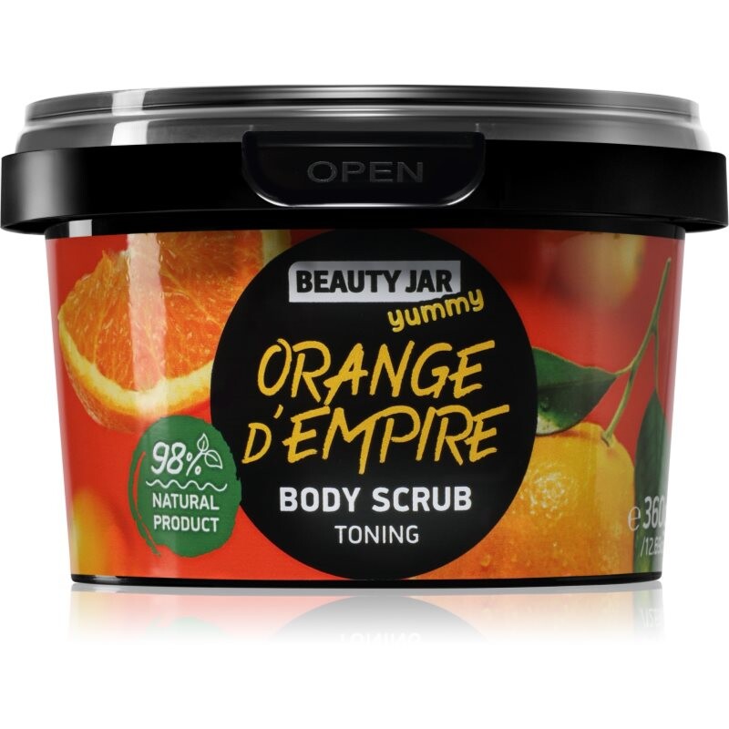Beauty Jar Yummy Orange d'Empire jemný peeling s osvěžujícím účinkem 360 g