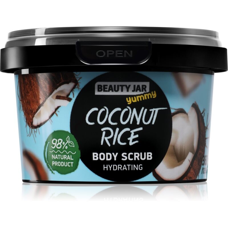 Beauty Jar Yummy Coconut Rice hydratační peeling 360 g