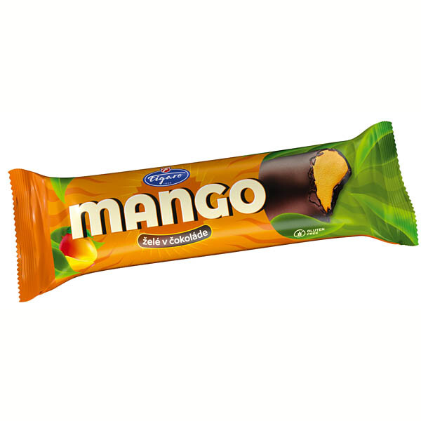 Želé v čokoládě Mango 40g Figaro