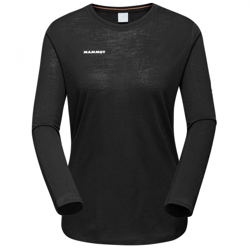 Mammut Dámské dlouhé rukávy Mammut Tree Wool FL Černá