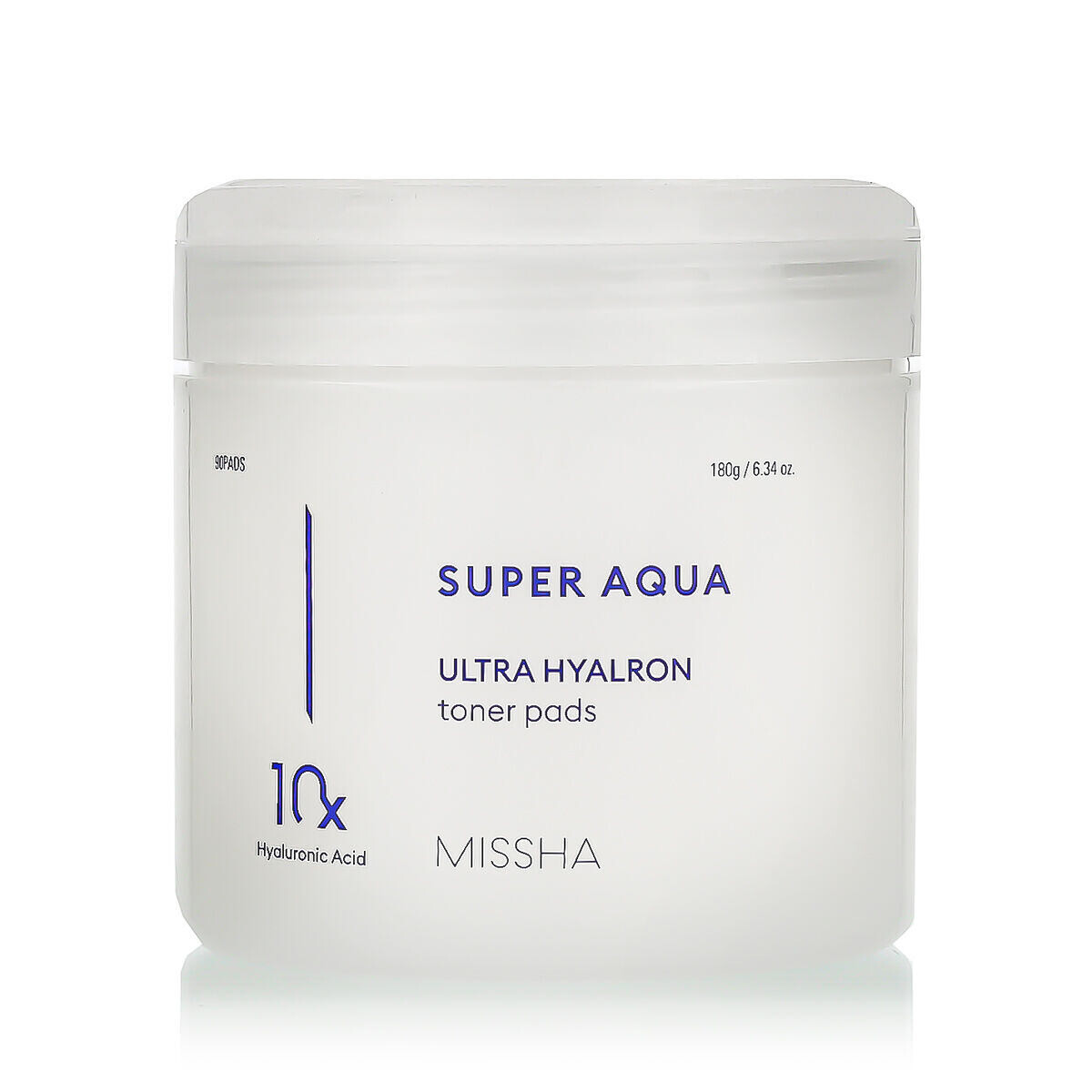 Missha Super Aqua Ultra Hyalron Toner Pads hydratační tampónky 90 ks