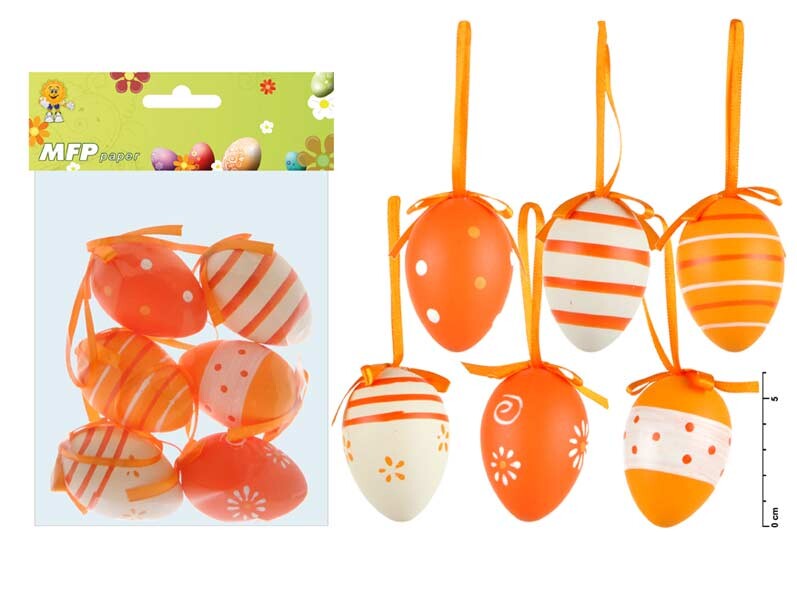 MFP 2221188 Vajíčka plast 6cm/6ks S160026O