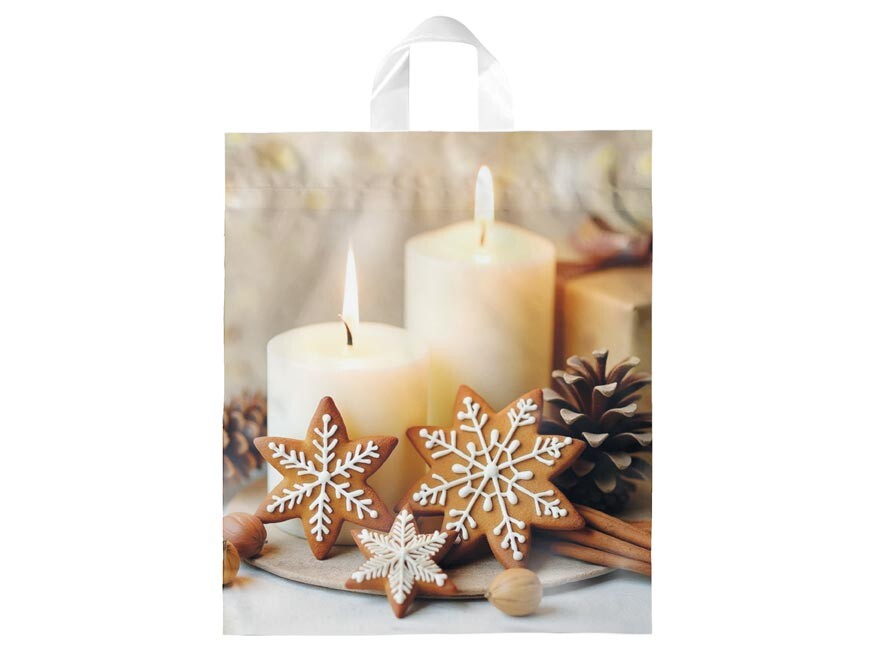 MFP 5252932 Igelitová vánoční taška vzor12 40x46x8 (s uchem)