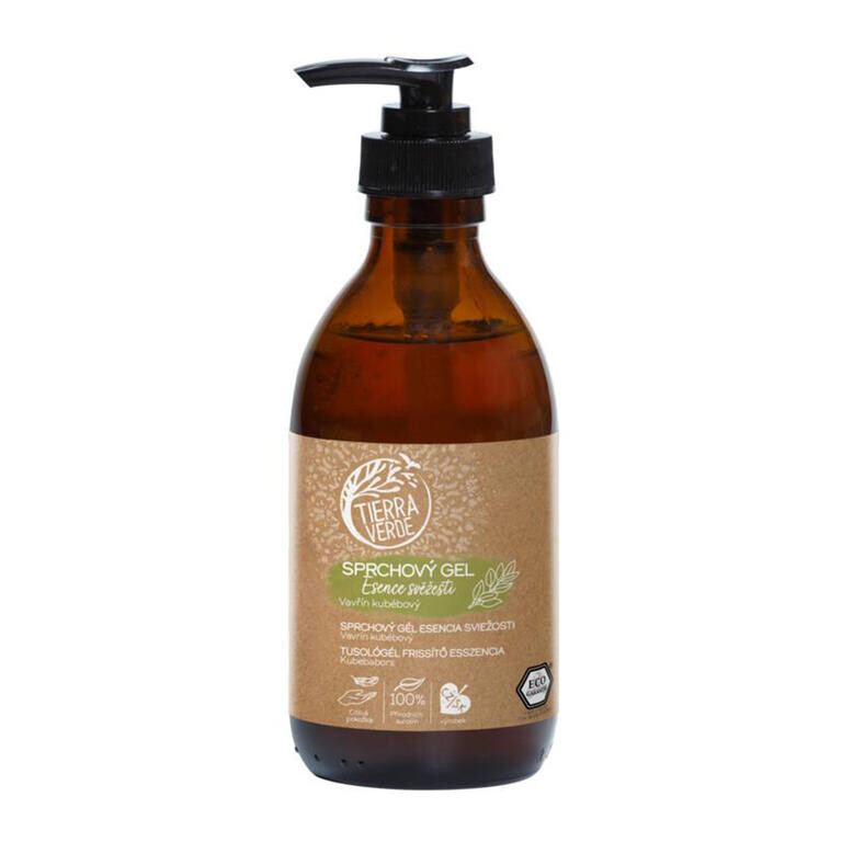 Tierra Verde sprchový gel Esence svěžesti - Vavřín kubébový