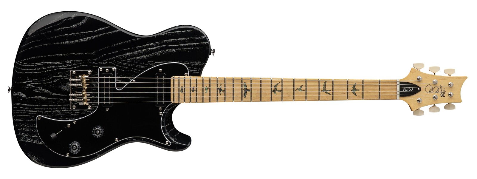 PRS SE NF 53 Black Doghair