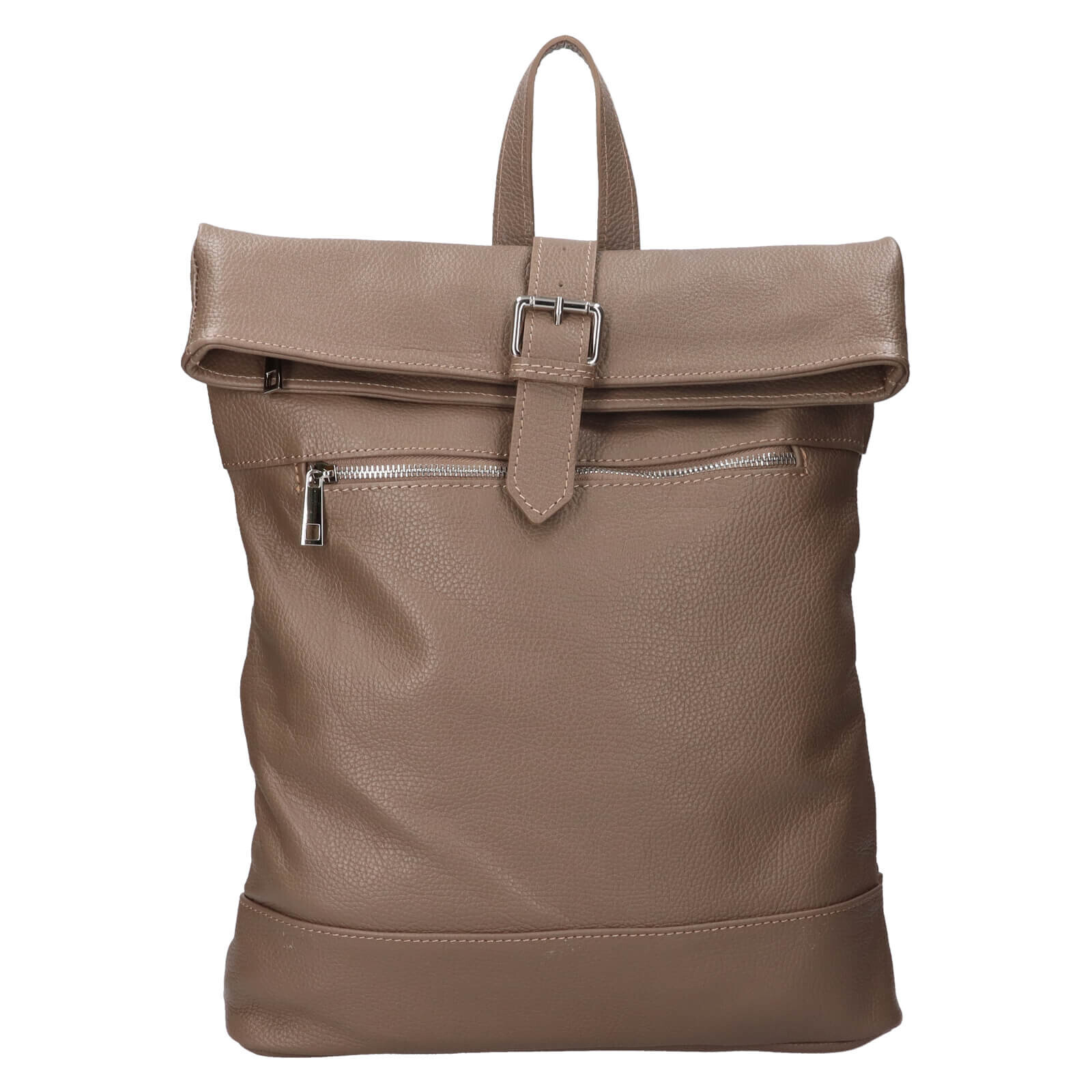 Dámský kožený batoh Italia Babet - hnědá