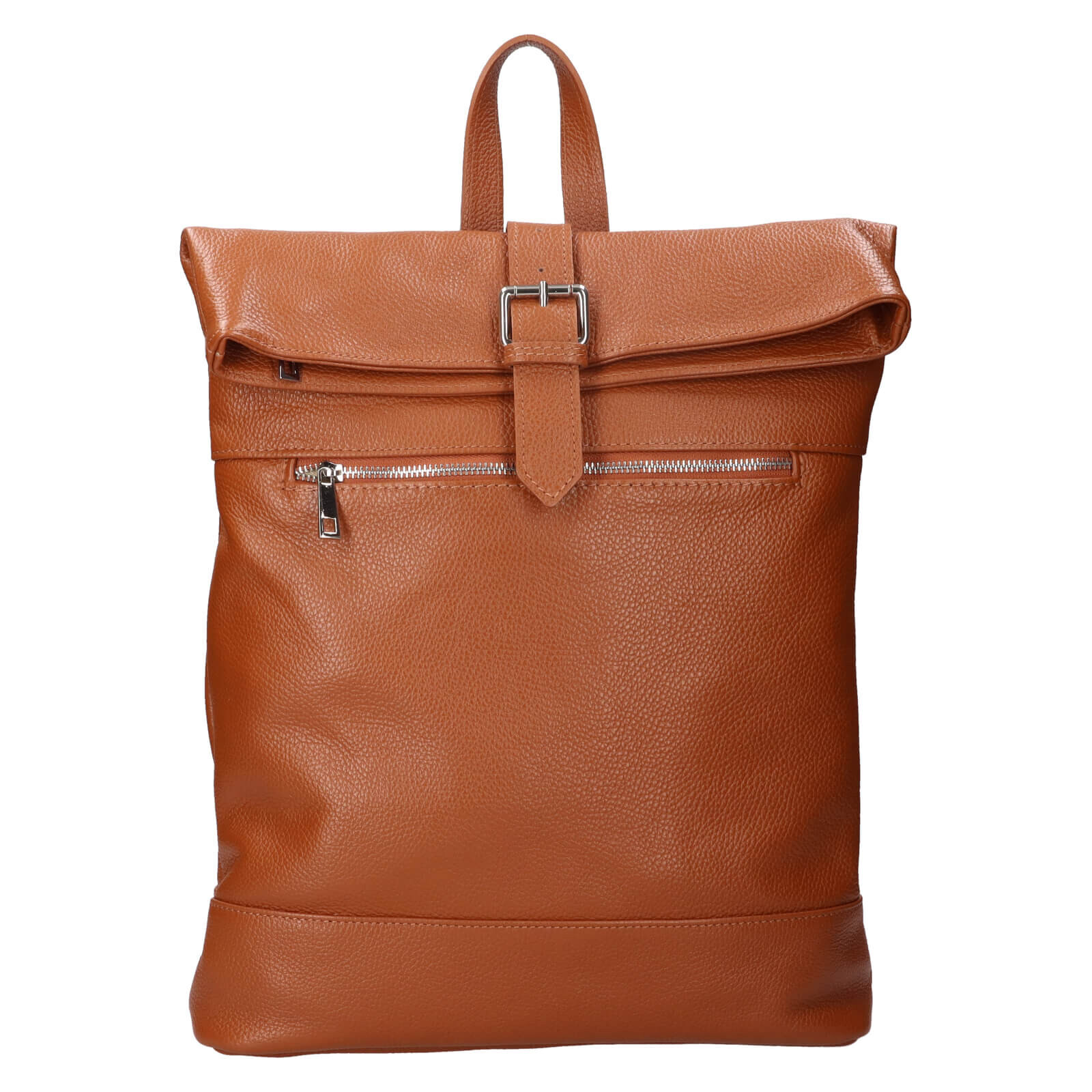 Dámský kožený batoh Italia Babet - koňak