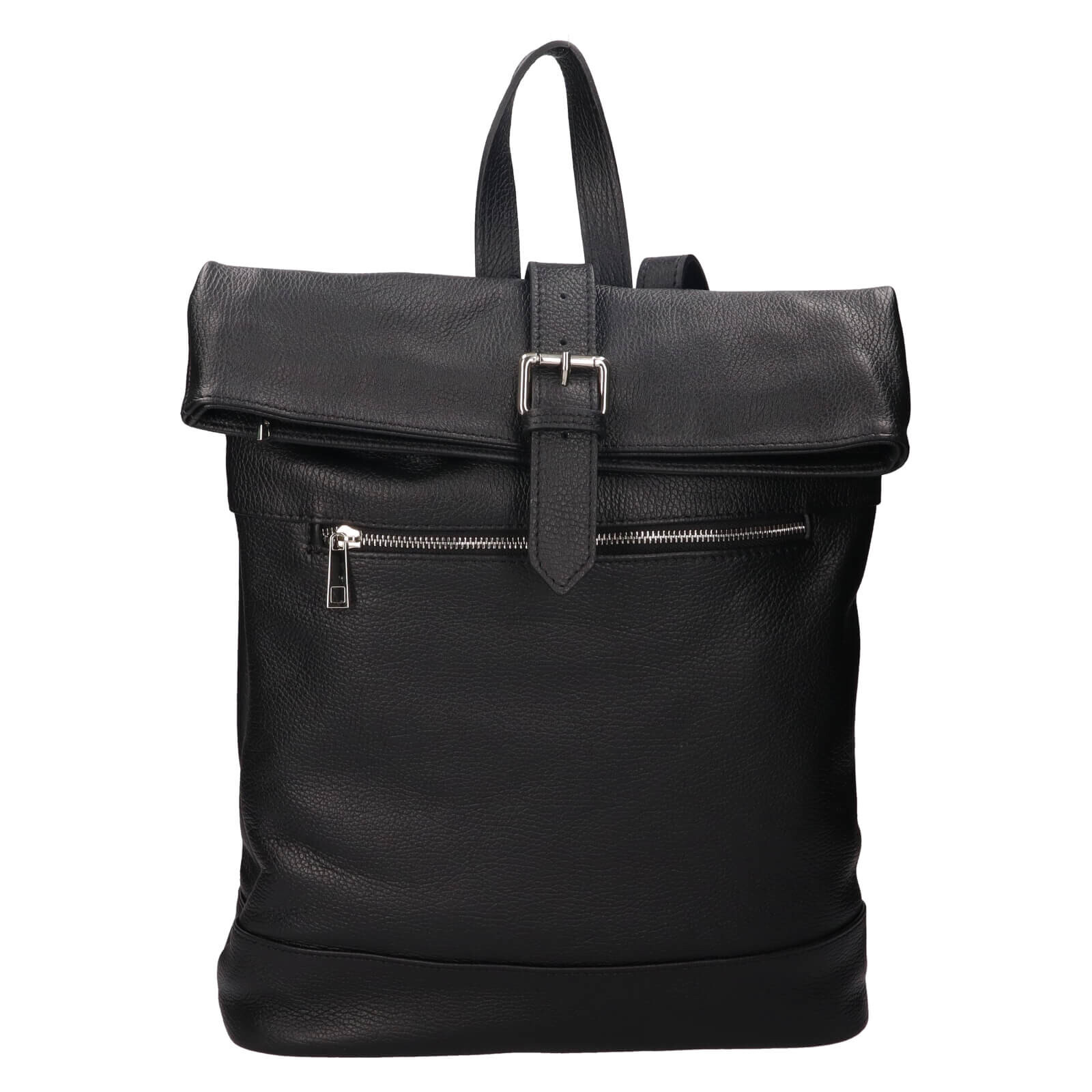 Dámský kožený batoh Italia Babet - černá