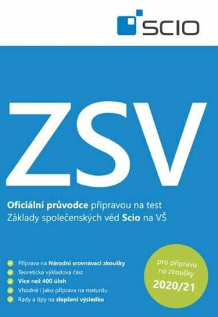SCIO - oficiální průvodce přípravou na test ZSV 2020/21 (Základy společenských věd)