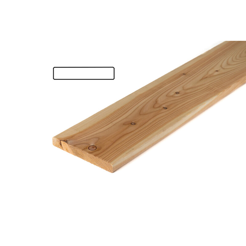 Prkno hoblované SECA modřín evropský 19×146×4 000 mm