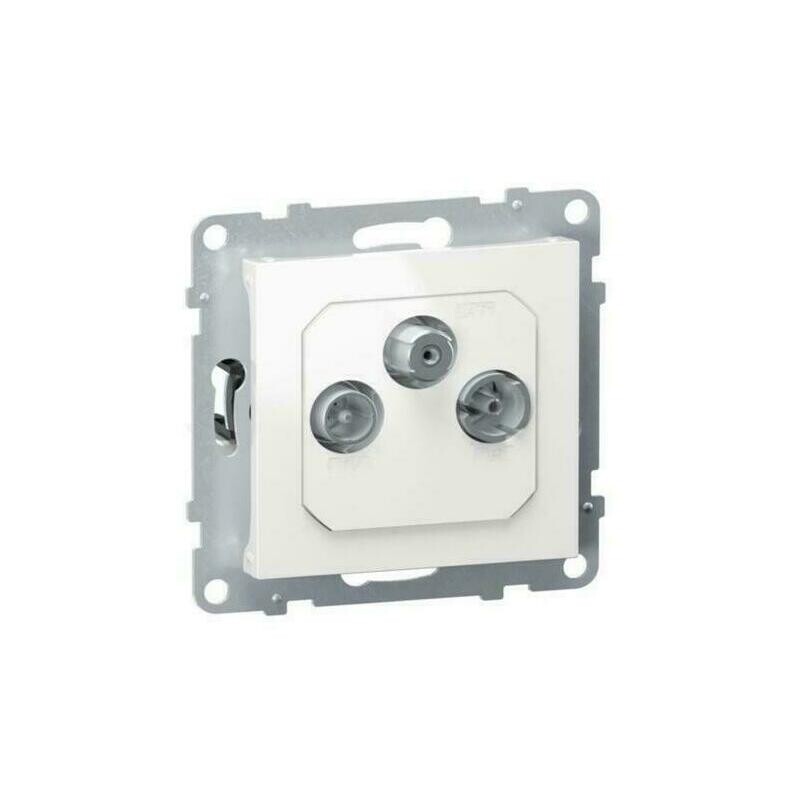 Zásuvka anténní hvězda koncová Legrand Suno TV/R/SAT bílá