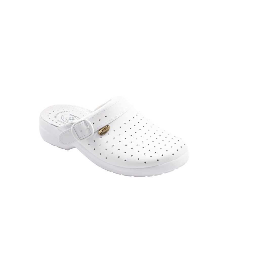 SANTÉ Comfort Air perforované zdravotní pantofle z pravé kůže, Velikost obuvi: 37