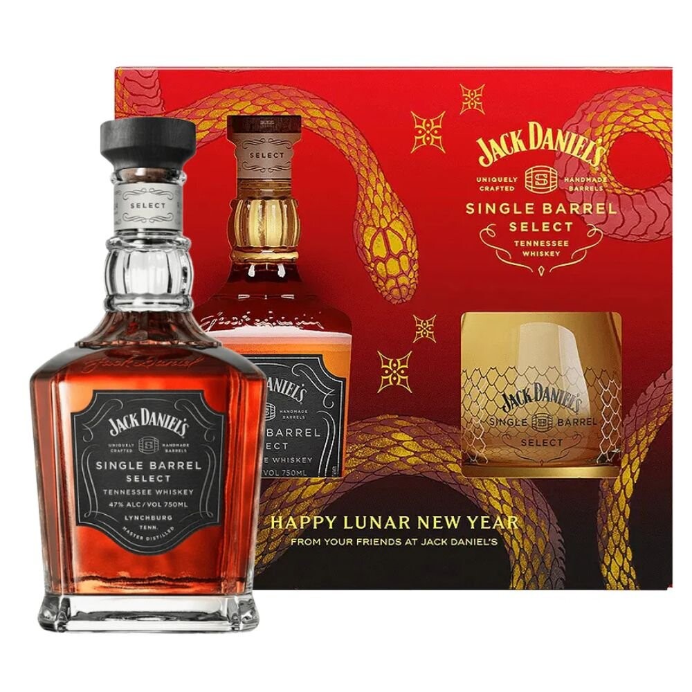 Jack Daniel's Single Barrel Select Year Of The Snake 0,7l 47% + 1x sklo GB