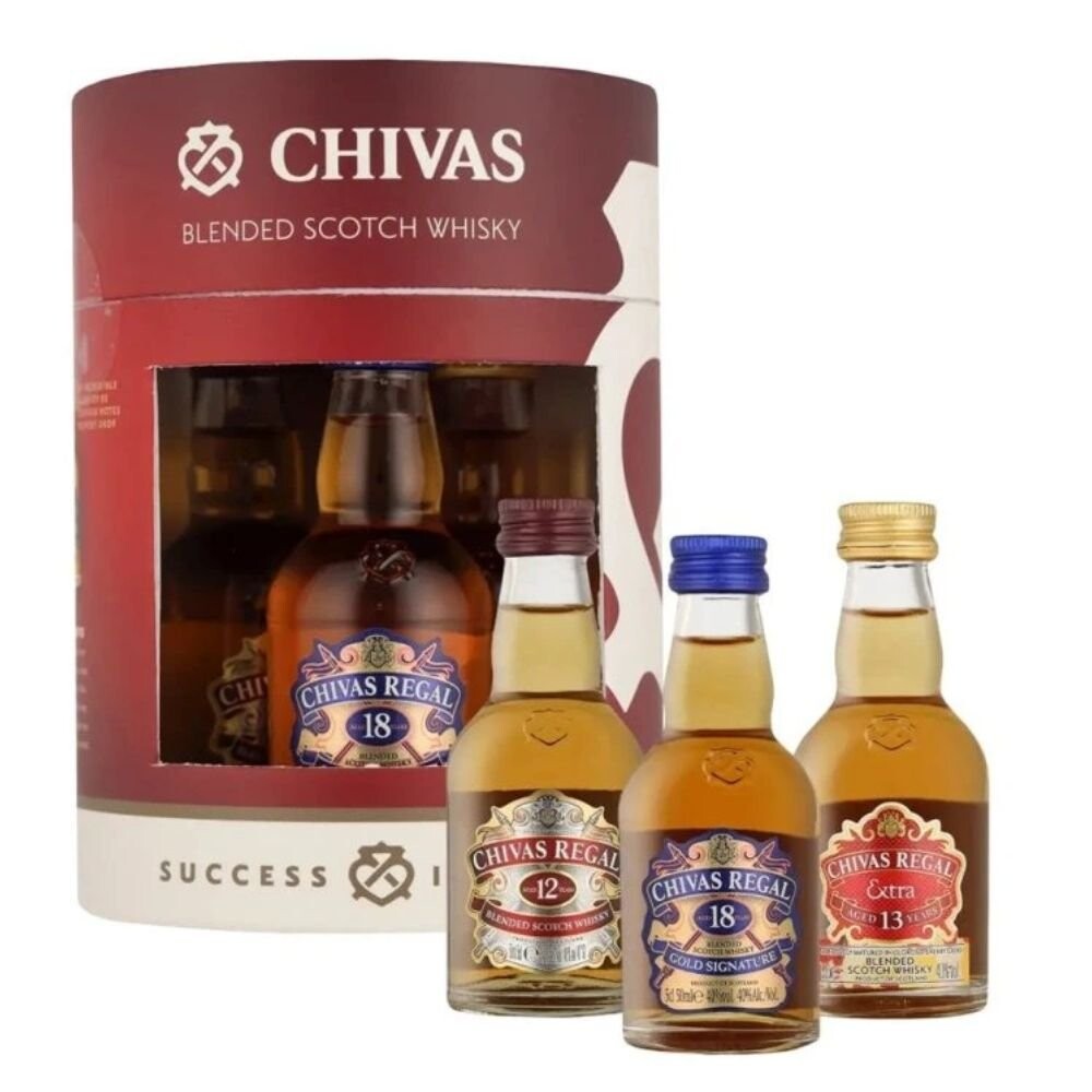 Chivas Regal Set Miniatur 3×0,05l 40%