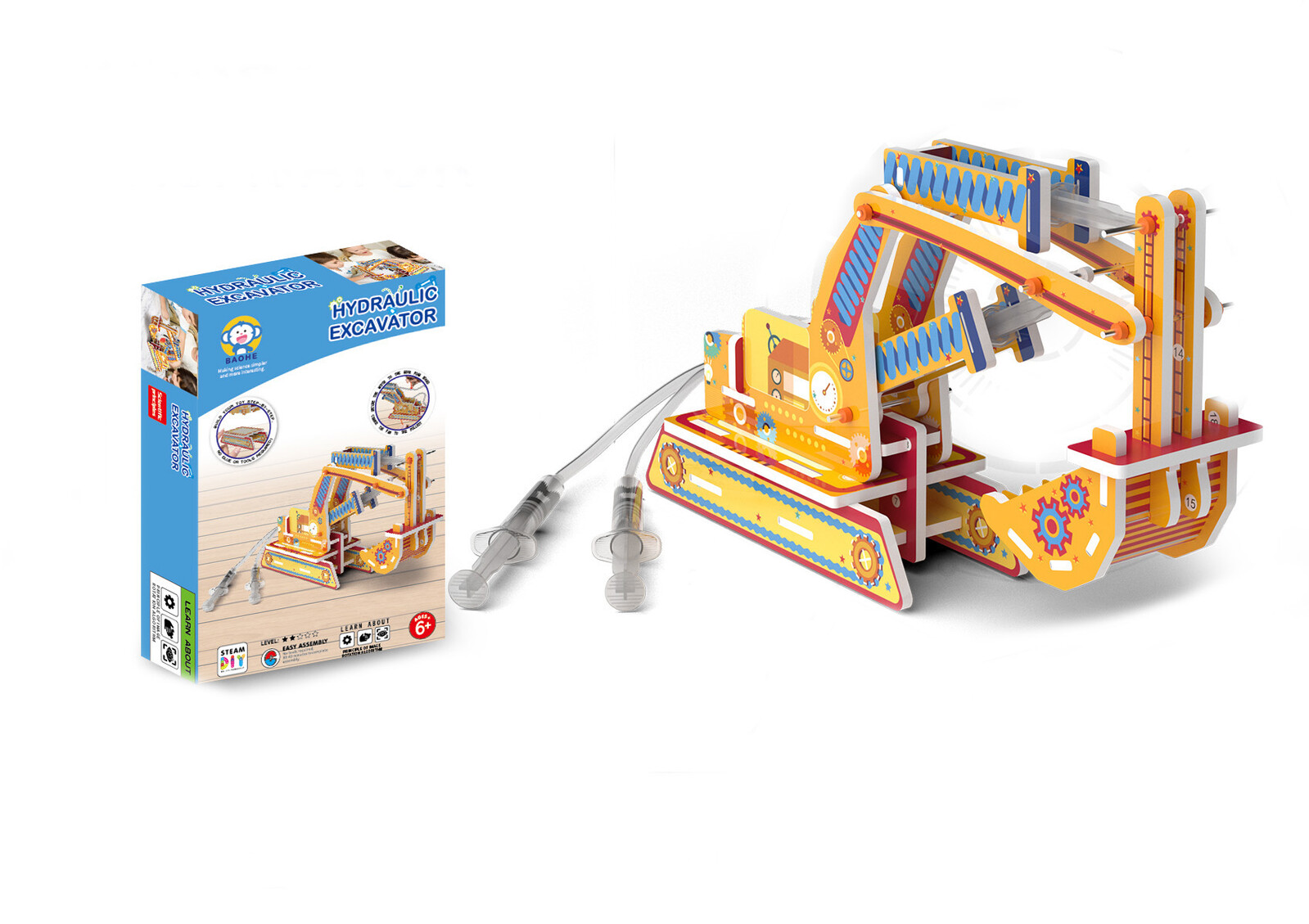 Stavebnice bagr hydraulický 25 cm