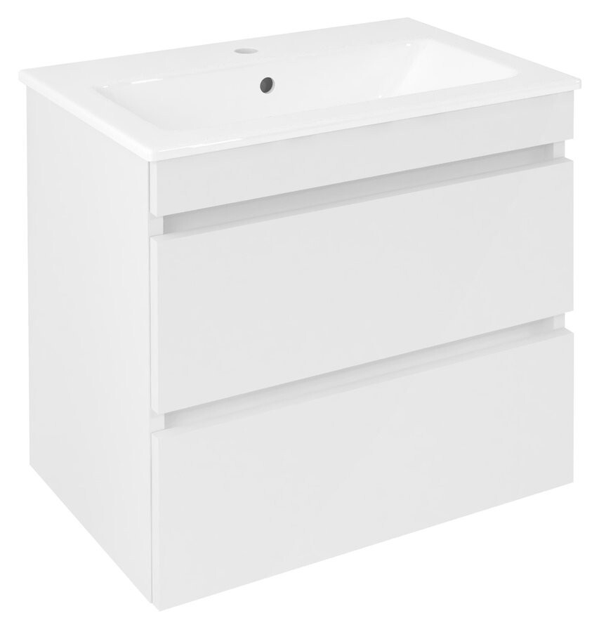 SAPHO EZARA umyvadlová skříňka 58x54x39cm, bílá lesk EZ592-3030