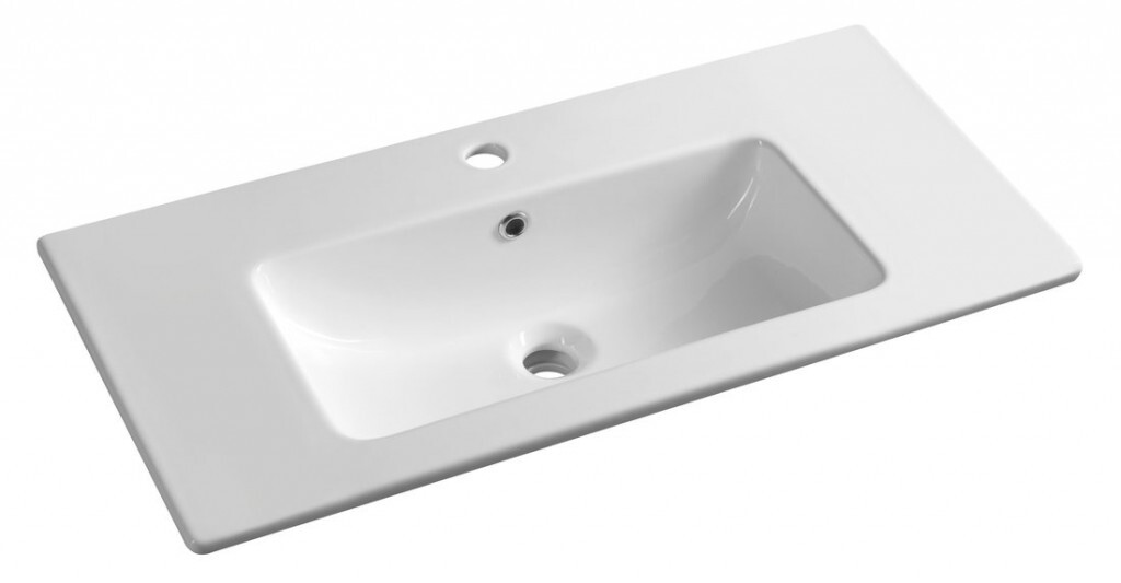 SAPHO PRACTICO keramické umyvadlo nábytkové 80x40cm, bílá 44080