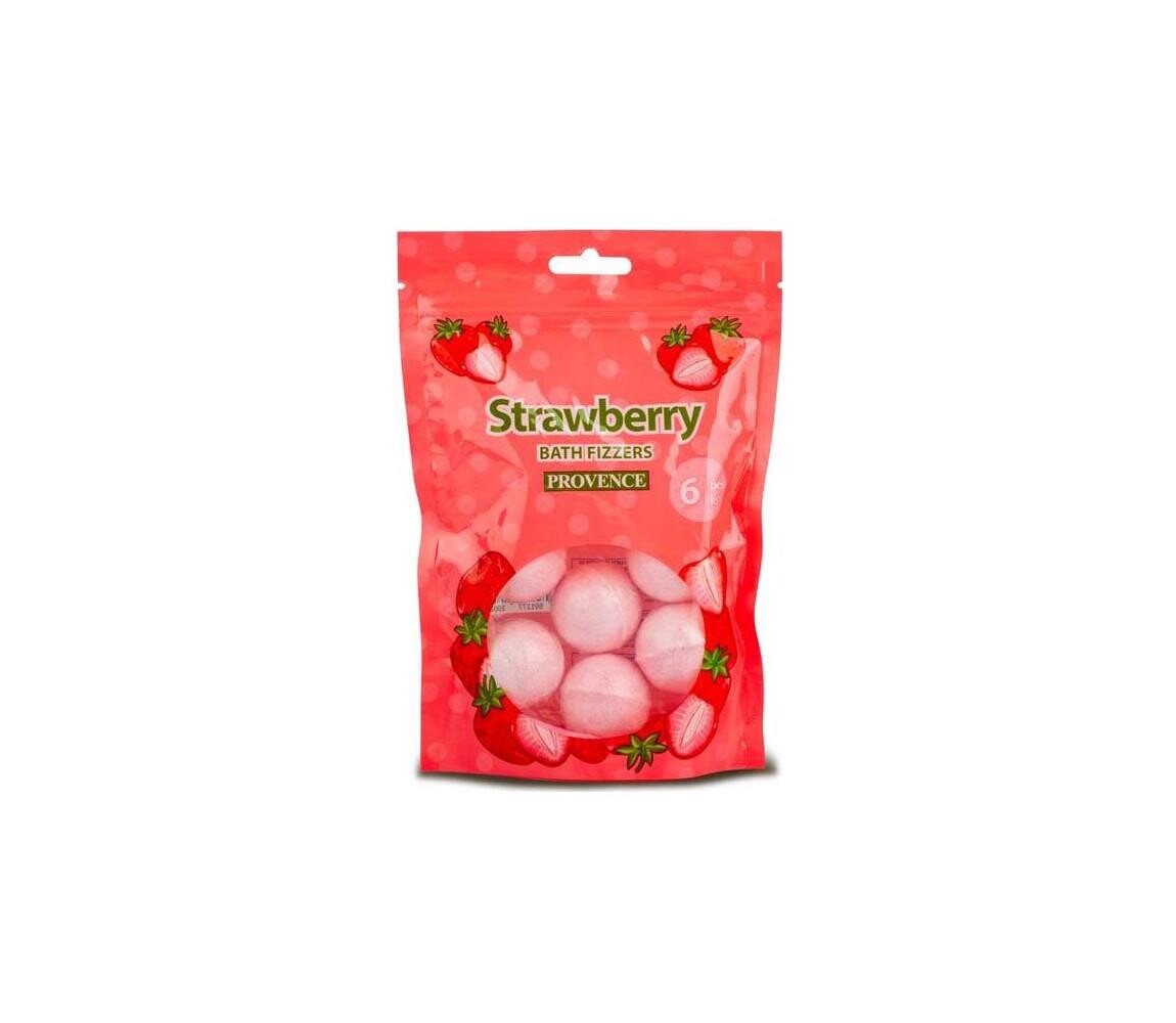 UTC Šumivá bomba do koupele PROVENCE 6 ks jahoda