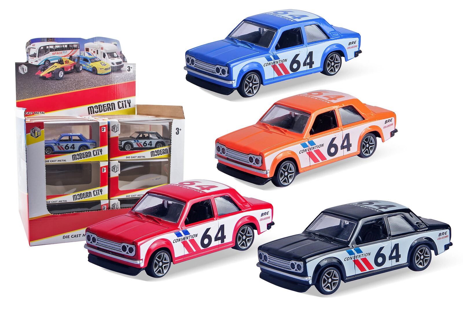 Auto závodní kovové 10 cm