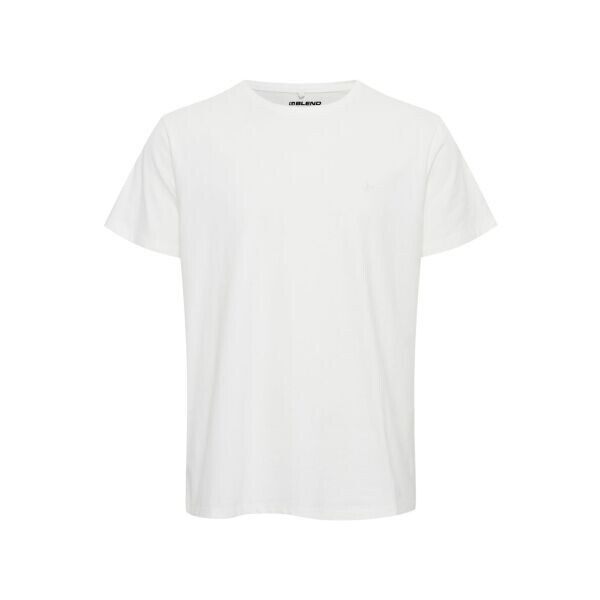 BLEND BHDINTON LOGO TEE CREW Pánské tričko, bílá, velikost