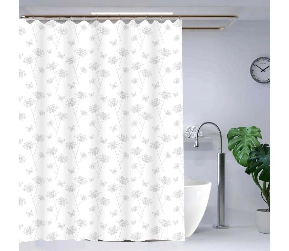 UTC Sprchový závěs TORO PREMIUM 178x199 cm květiny