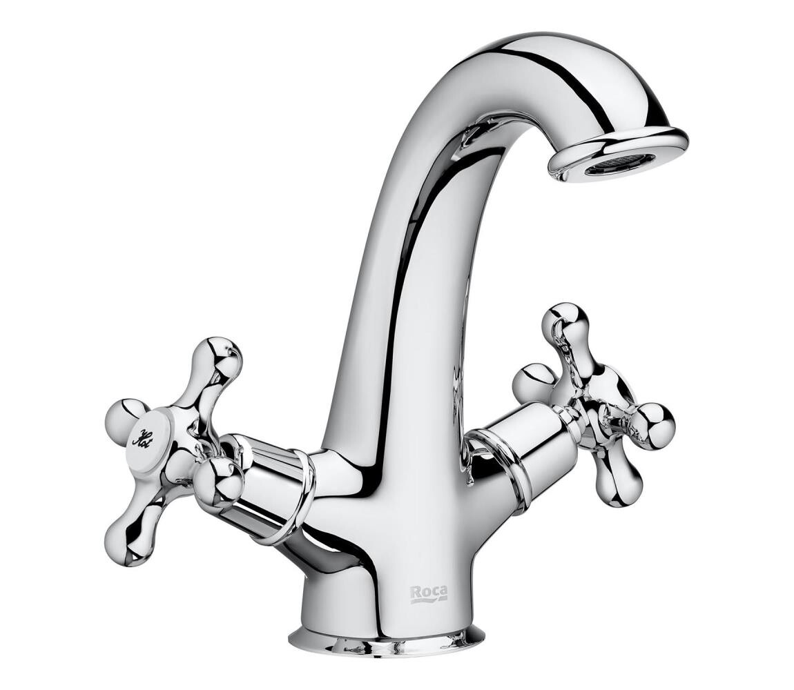 Roca Roca A5A3A4BC00 - Umyvadlová baterie + výpusť s přepadem CARMEN 17,8 cm chrom