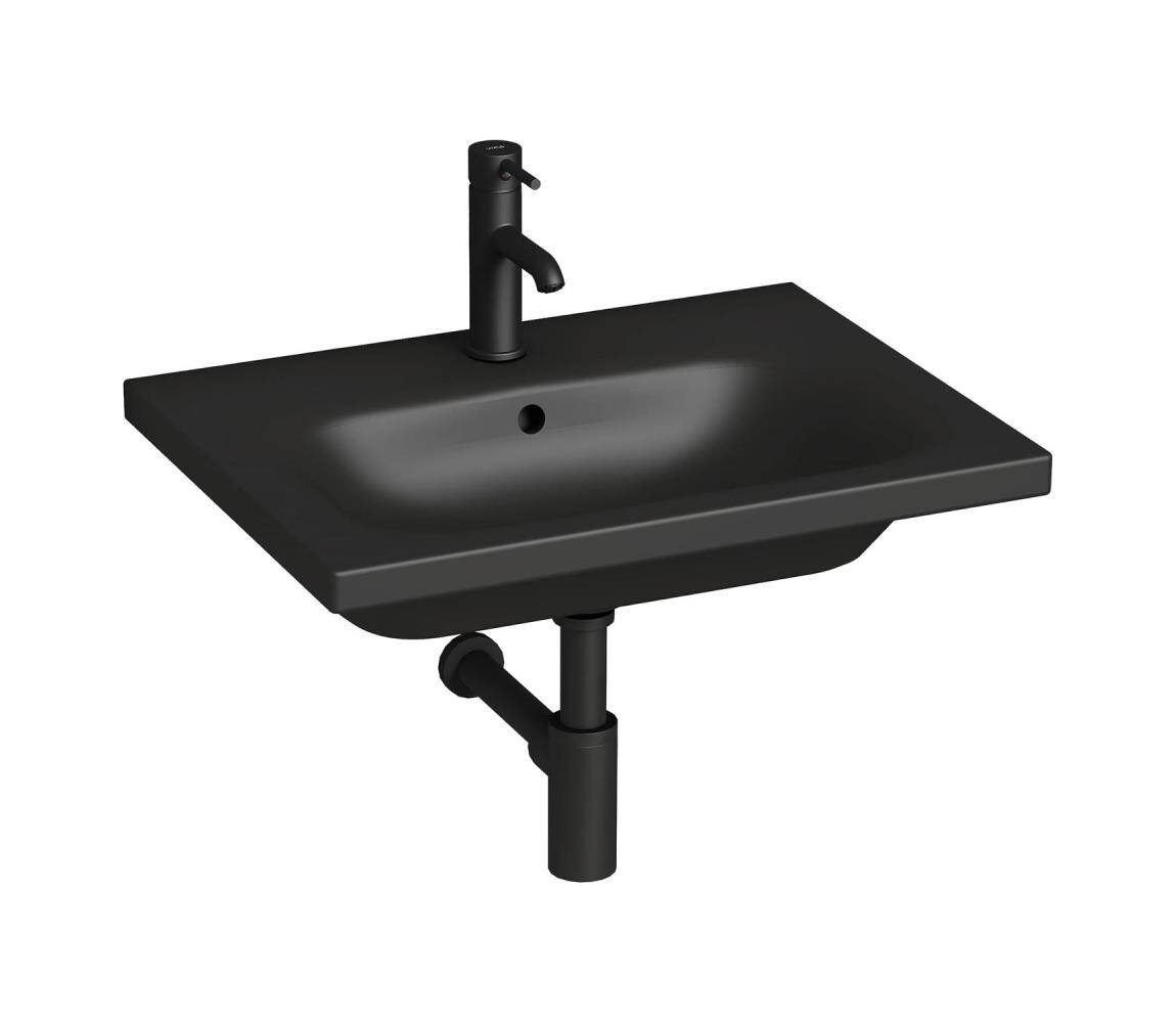 JIKA JIKA H8127137161041 - Závěsné umyvadlo MIO 60x45 cm keramika/matná černá