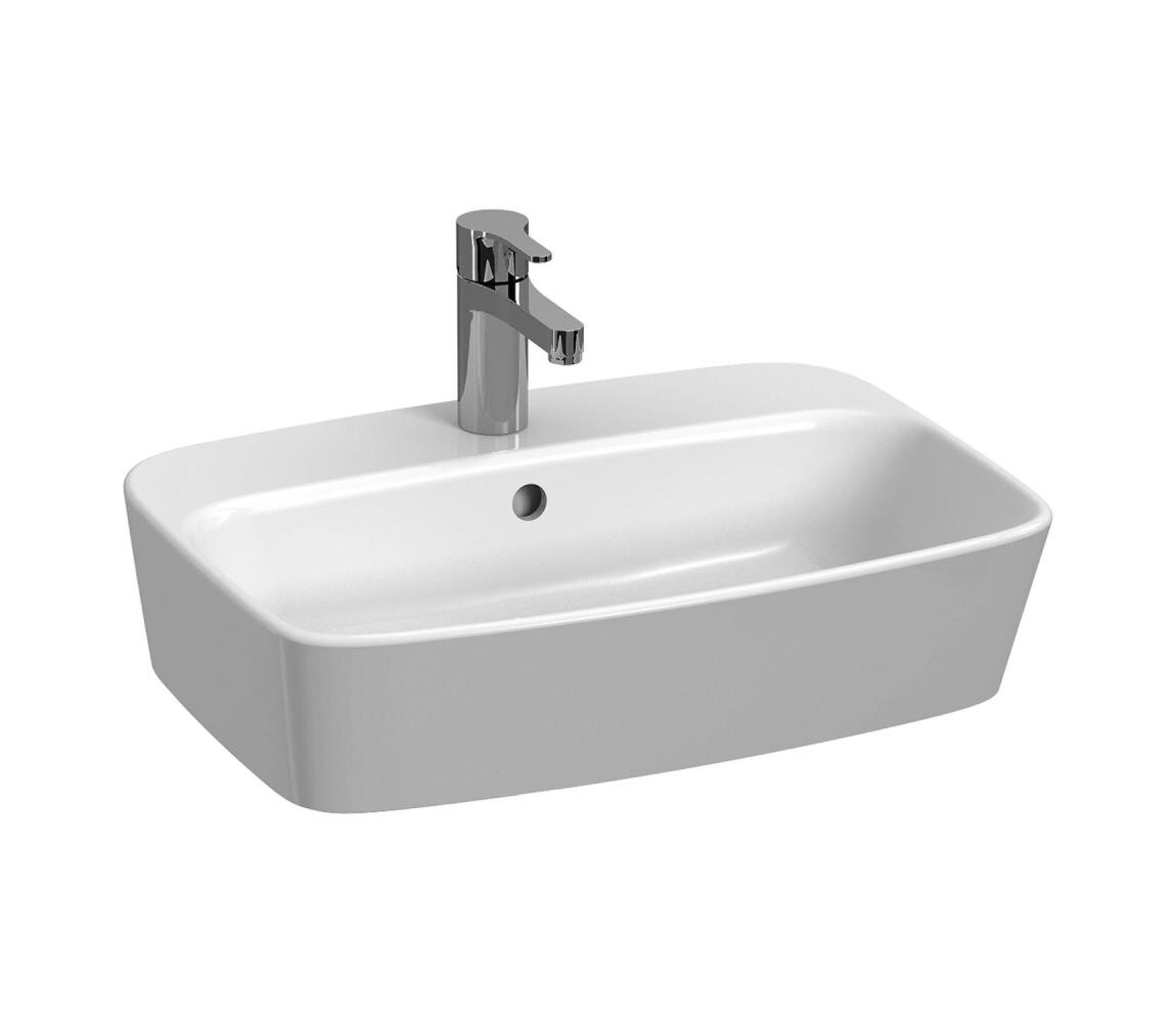 JIKA JIKA H8183827571041 - Umyvadlo na desku LYRA 55x40 cm keramika/matná bílá